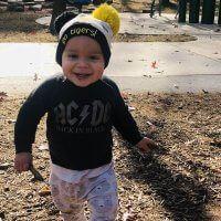 happy toddler after breastfeeding